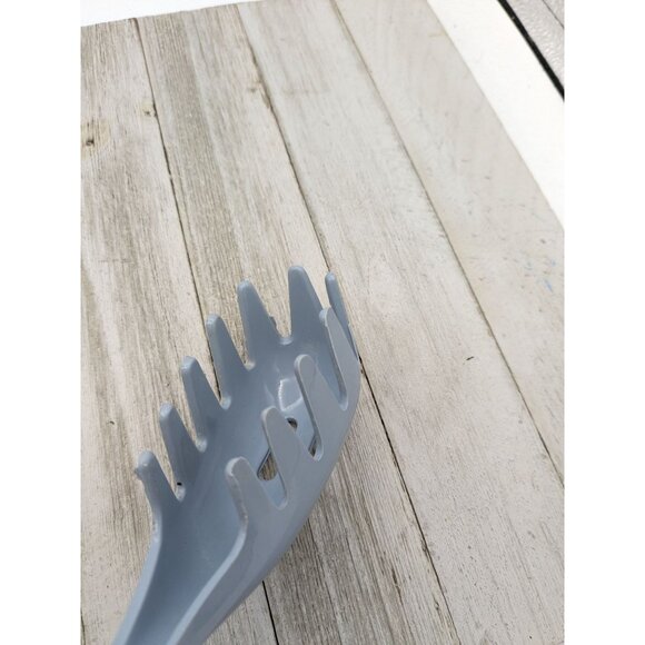 Vintage Country Blue Spaghetti Pasta Fork 11 3/4" Fork Server Spoon Nylon - Picture 7 of 8